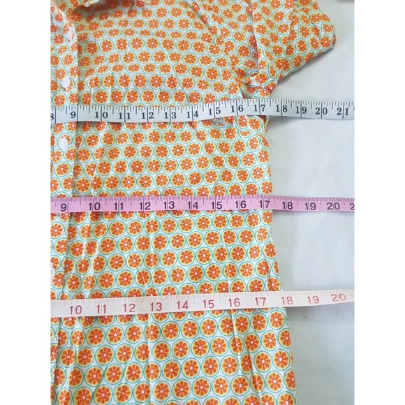 Crown & Ivy Womens Button down Shirt Blouse Size Small Floral Print Long Sleeve - Picture 12 of 12